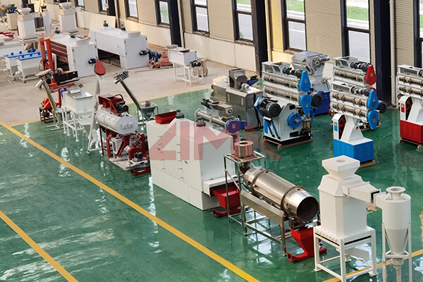 China Animal Floating Fish Feed Pellet Production Line 